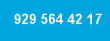 929 564 42 17 929 564 42 17